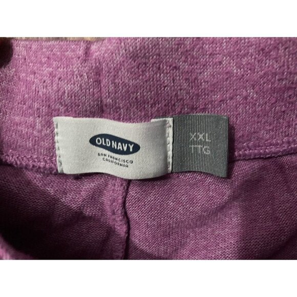 Old navy women’s 2X plus lavendar casual shorts drawstring closure - Picture 3 of 3